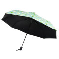Full Printing Apple Pattern UV Coated Unique Compact 3 Fold Umbrella for Women